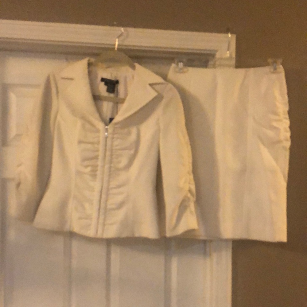 ETCetera winter white suit-NWT